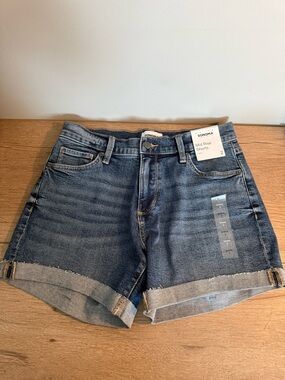 Sonoma Denim Rolled Cuff Jean Shorts in Medium Blue